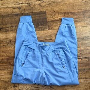 Purple label yoga by healing hands small ceil Blue Jogger Pants